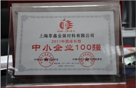 上海享鑫榮獲中國中小企業(yè)100強(qiáng)現(xiàn)場實景